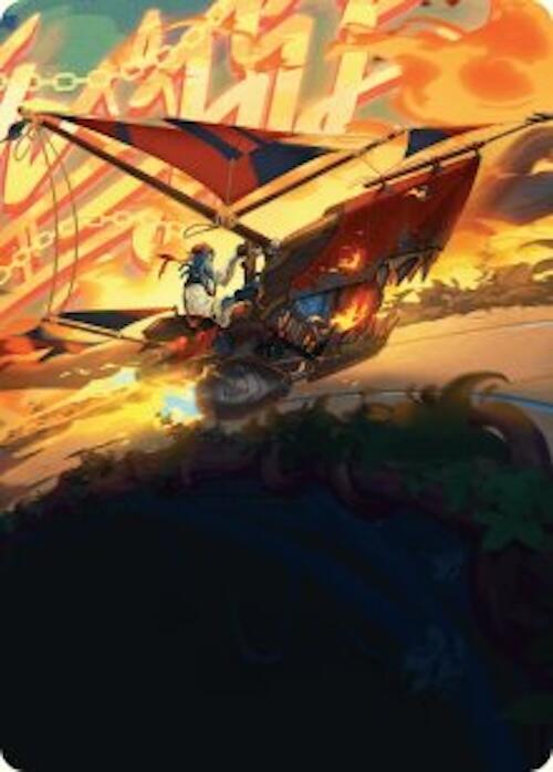 Boosted Sloop Art Card 47 card from Art Series: Aetherdrift
