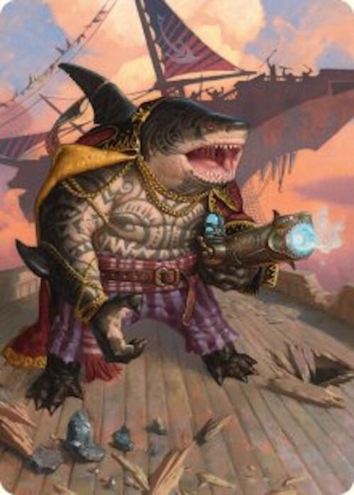 Captain Howler, Sea Scourge Art Card (4/54) card from Art Series: Aetherdrift