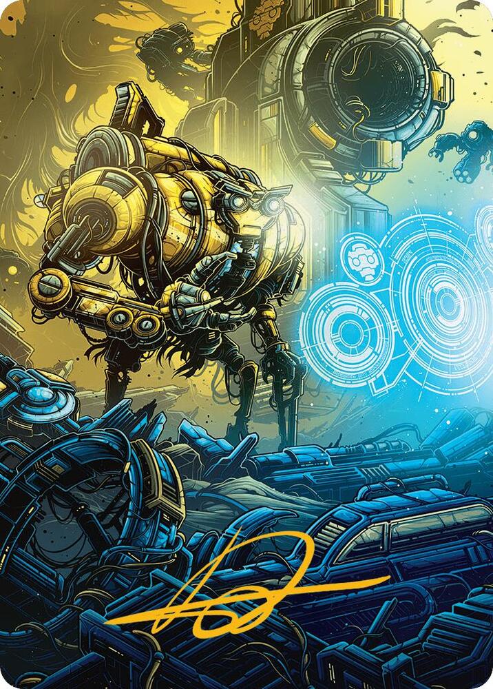 Mendicant Core, Guidelight Art Card (1/54) (Gold-Stamped Signature) card from Art Series: Aetherdrift
