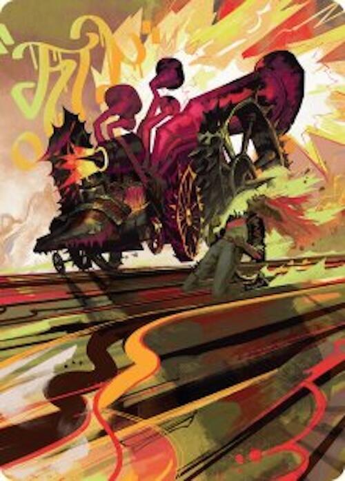 Rocketeer Boostbuggy Art Card 49 card from Art Series: Aetherdrift