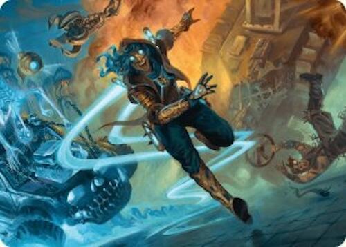 Sita Varma, Masked Racer Art Card 26 card from Art Series: Aetherdrift