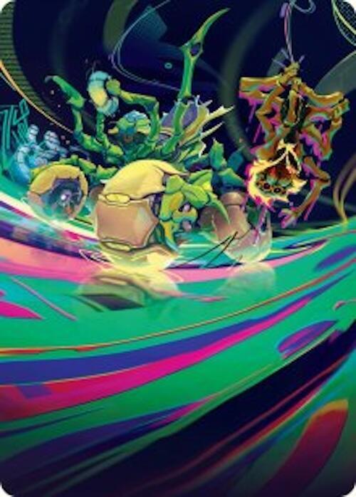 Thundering Broodwagon Art Card 48 card from Art Series: Aetherdrift
