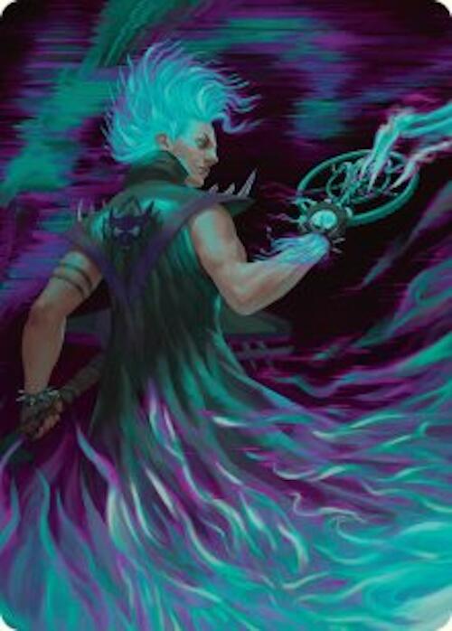 Winter, Cursed Rider Art Card 7 card from Art Series: Aetherdrift
