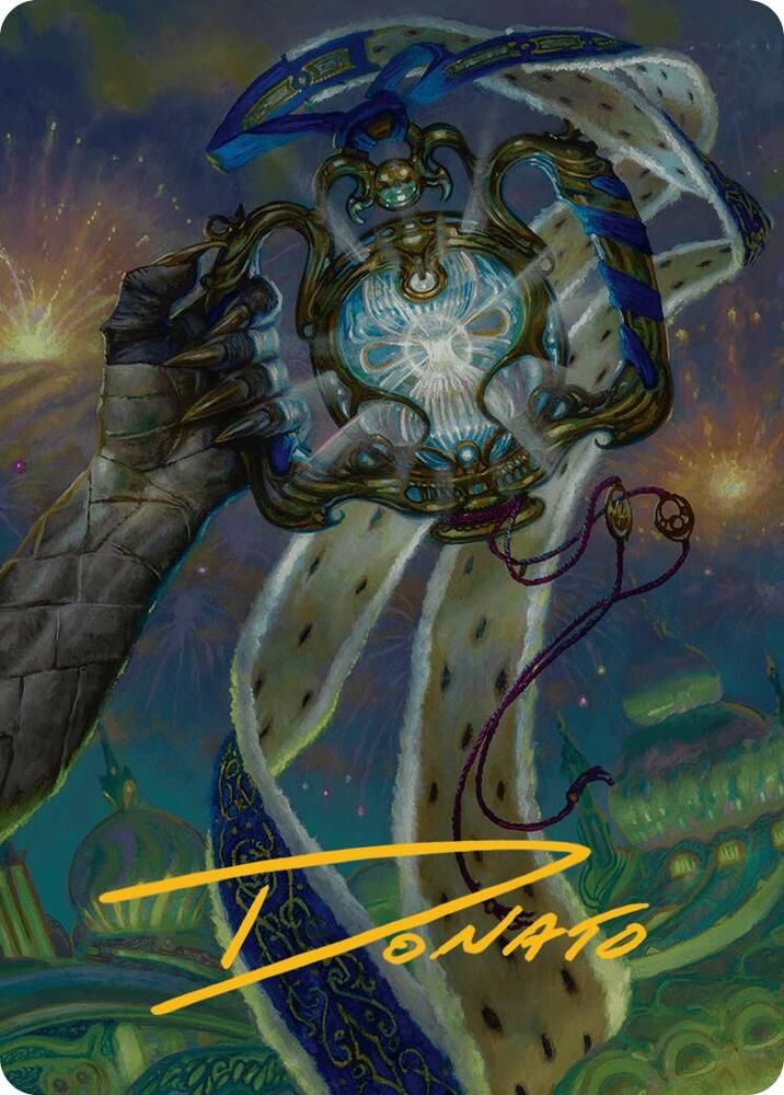 The Aetherspark Art Card (Gold-Stamped Signature) 29 card from Art Series: Aetherdrift