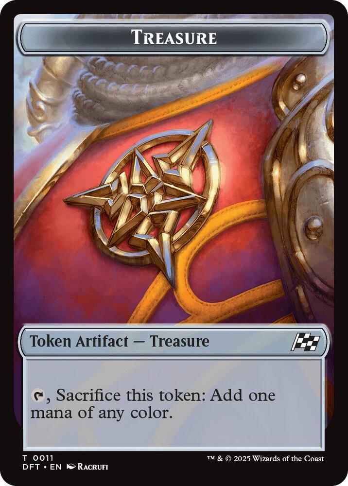 Treasure // Pilot Double-Sided Token 11 // 1 card from Aetherdrift