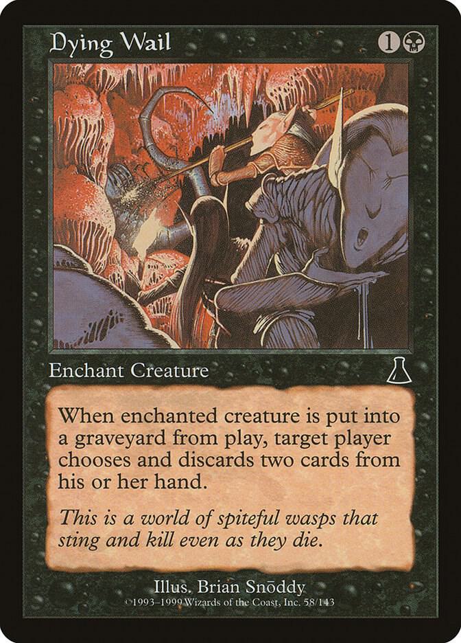 Dying Wail 58 card from Urza's Destiny