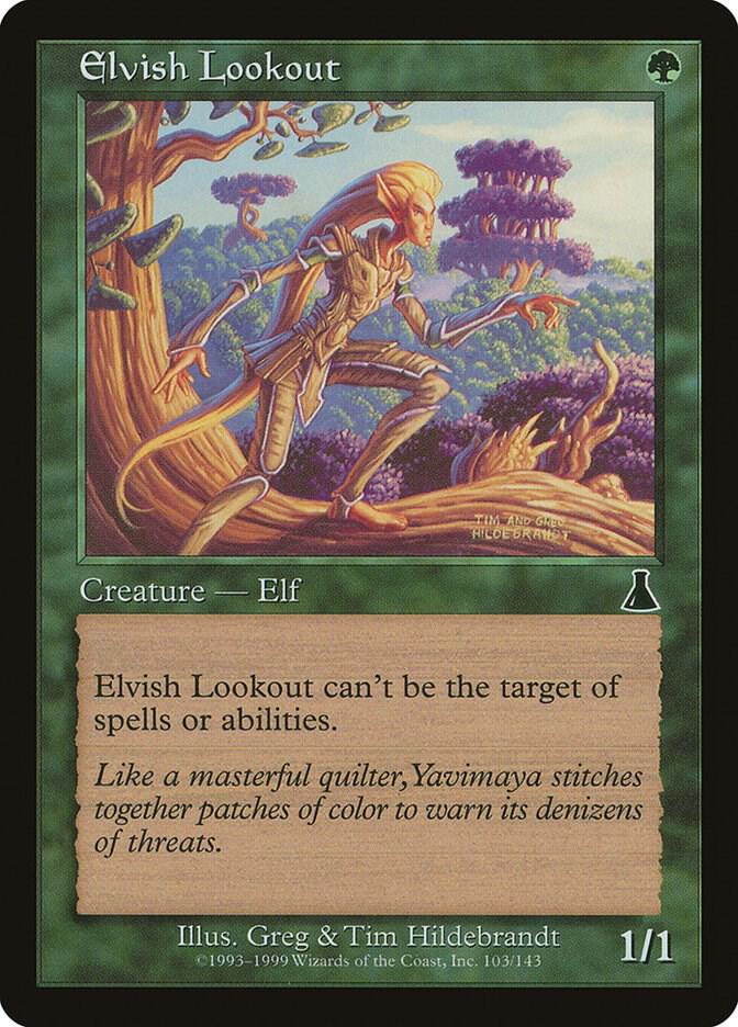Elvish Lookout 103 card from Urza's Destiny