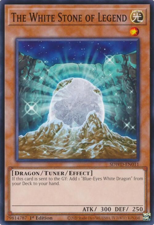 The White Stone of Legend SDWD-EN011 card from Structure Deck: Blue-Eyes White Destiny