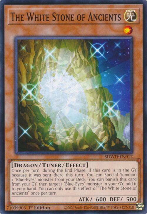 The White Stone of Ancients SDWD-EN012 card from Structure Deck: Blue-Eyes White Destiny