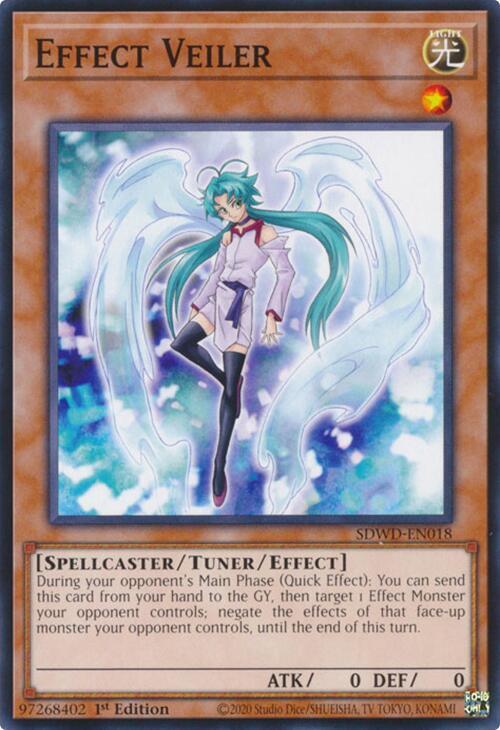 Effect Veiler SDWD-EN018 card from Structure Deck: Blue-Eyes White Destiny