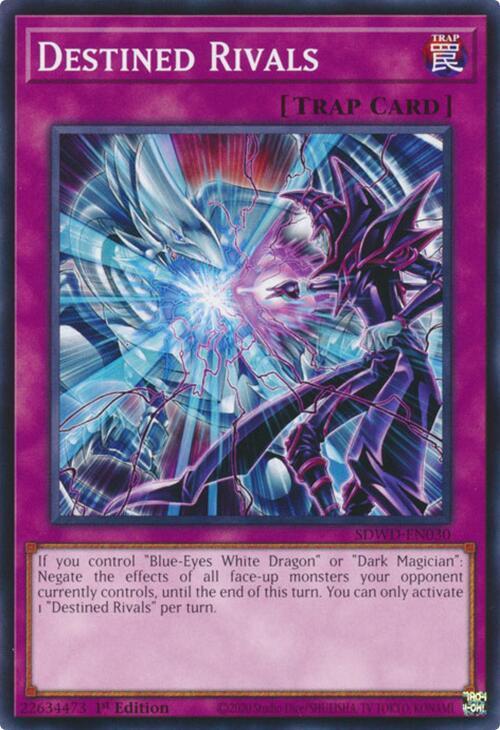 Destined Rivals SDWD-EN030 card from Structure Deck: Blue-Eyes White Destiny