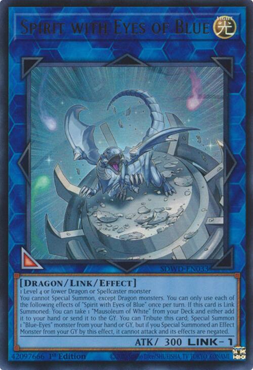 Spirit with Eyes of Blue SDWD-EN033 card from Structure Deck: Blue-Eyes White Destiny