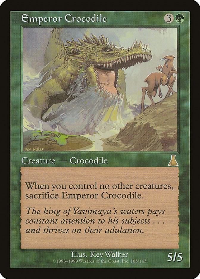 Emperor Crocodile 105 card from Urza's Destiny