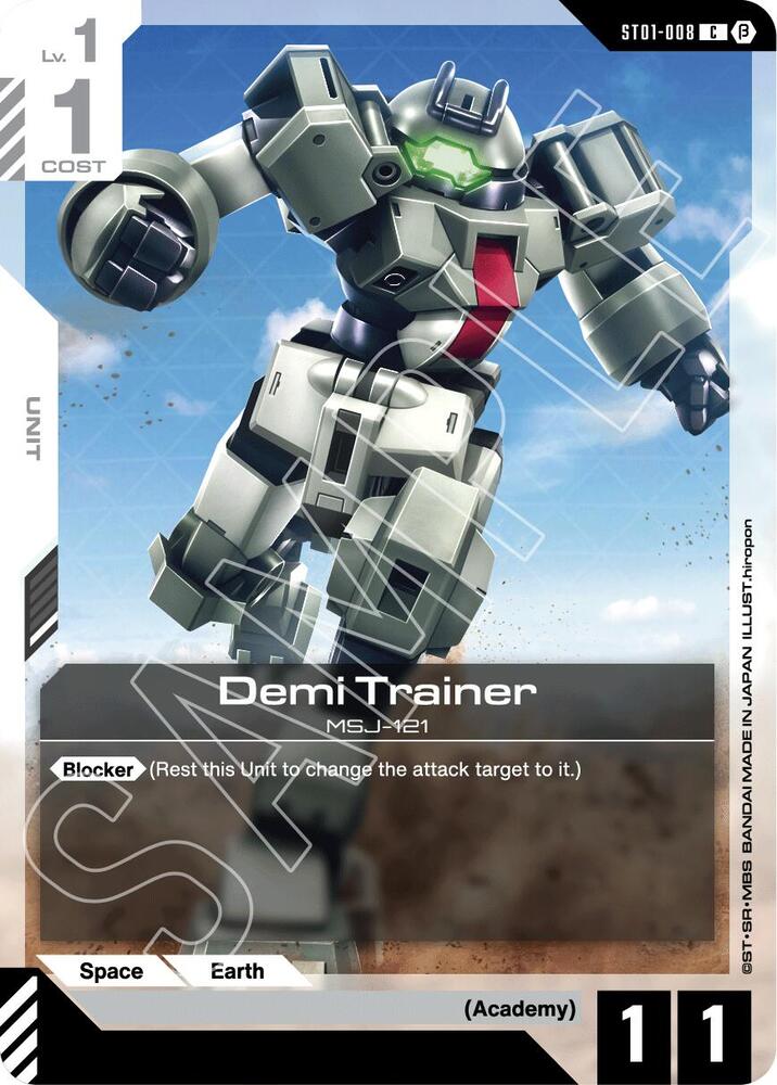 Demi Trainer ST01-008 card from Edition Beta