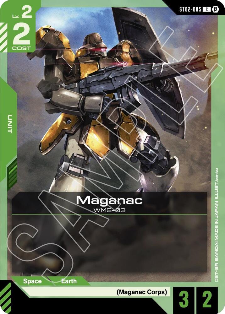 Maganac ST02-005 card from Edition Beta