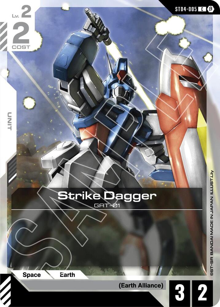 Strike Dagger ST04-005 card from Edition Beta