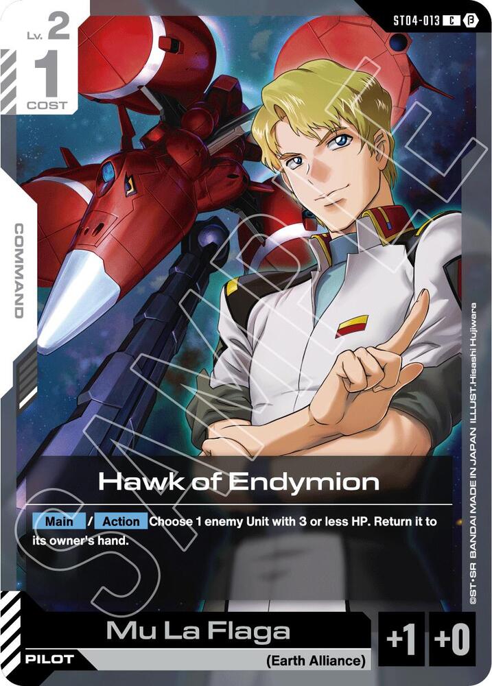 Hawk of Endymion ST04-013 card from Edition Beta