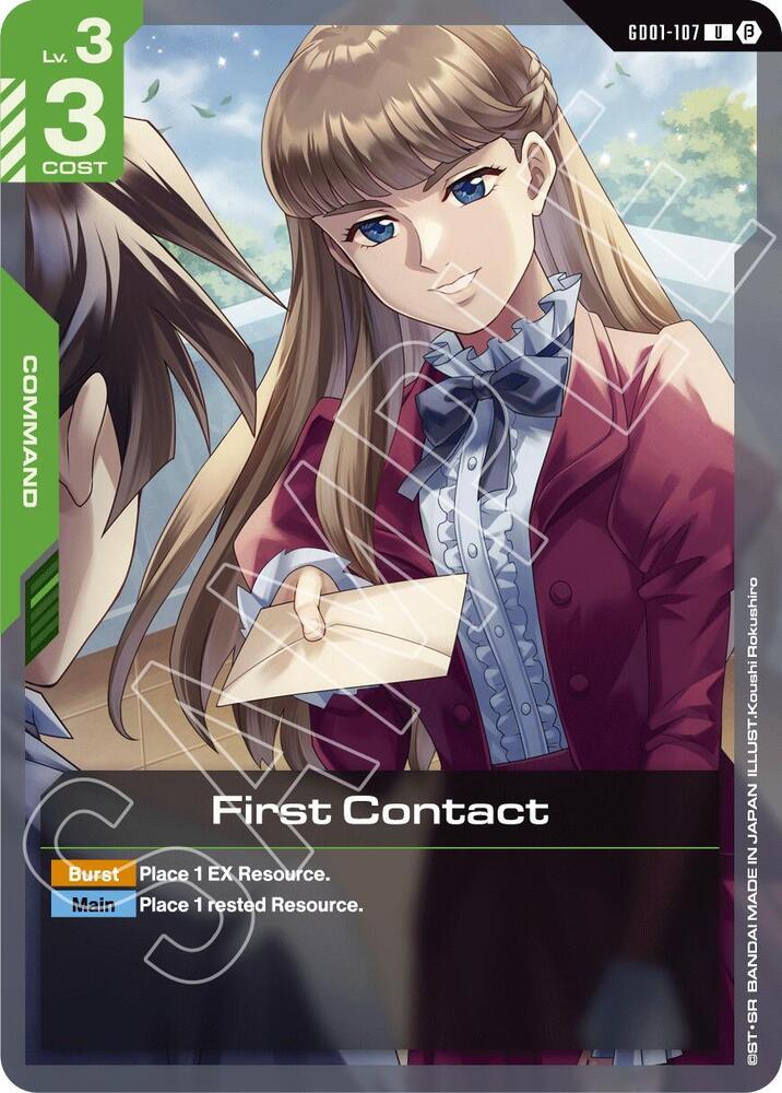 First Contact GD01-107 card from Edition Beta