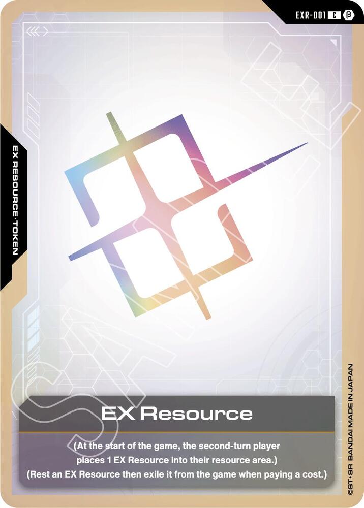 EX Resource EXR-001 card from Edition Beta