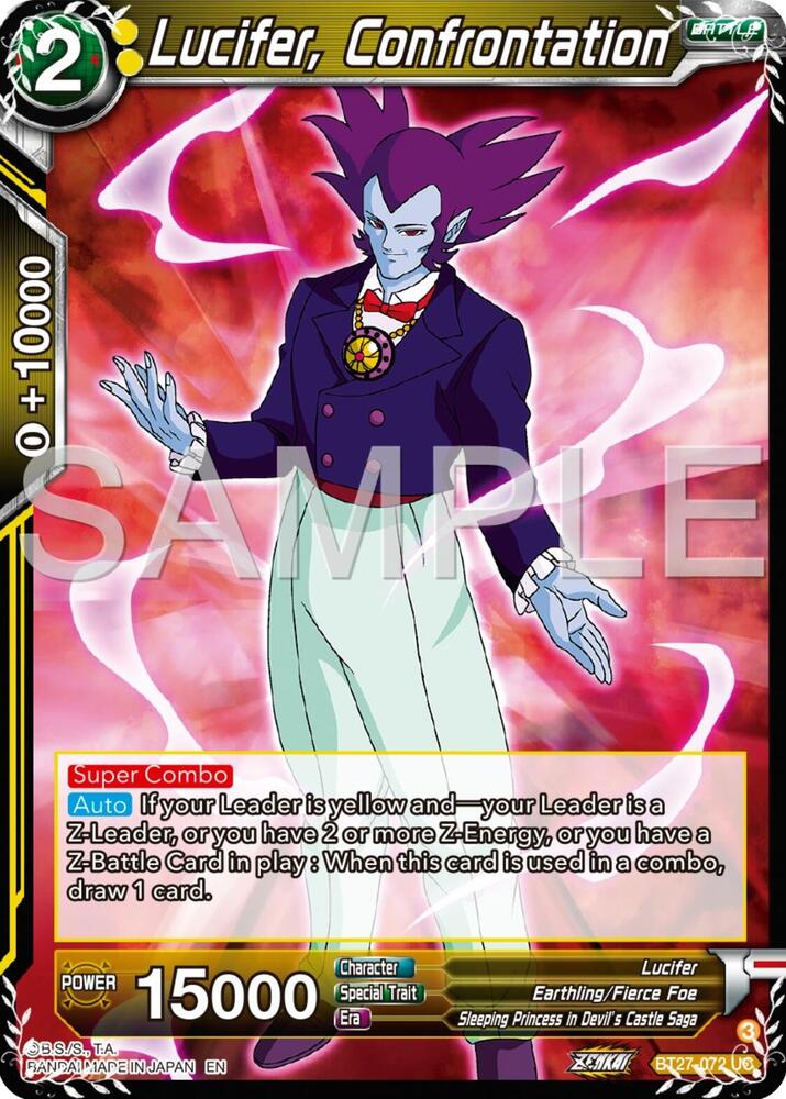 Lucifer, Confrentation BT27-072 card from History of Z