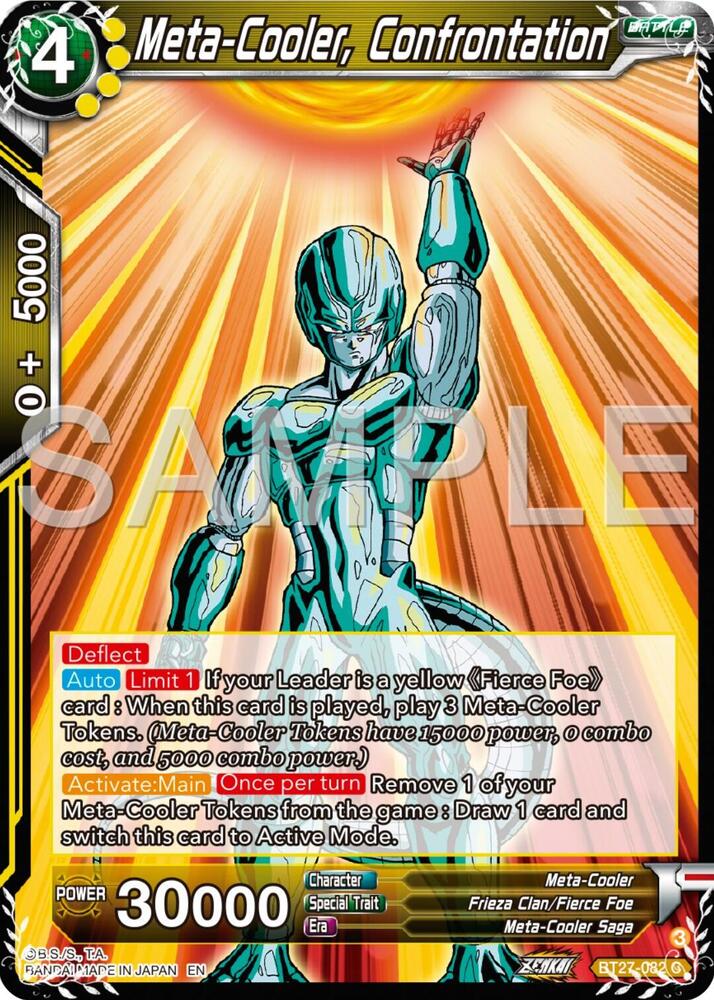 Meta-Cooler, Confrontation BT27-082 card from History of Z