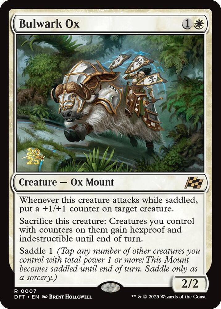 Bulwark Ox 7 card from Prerelease Cards