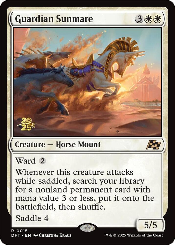 Guardian Sunmare 15 card from Prerelease Cards