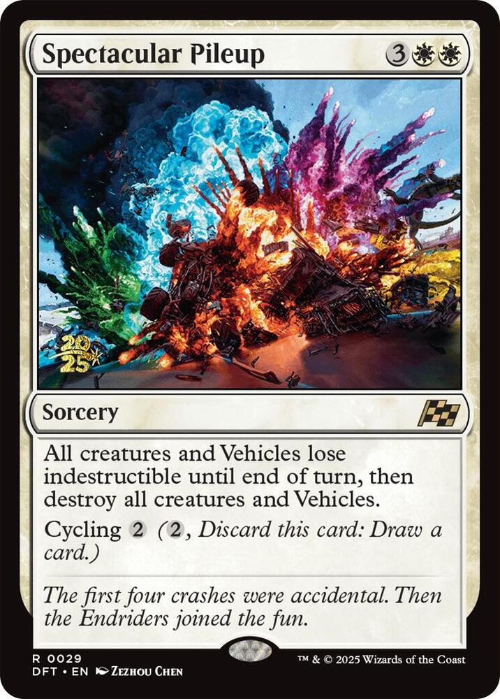 Spectacular Pileup 29 card from Prerelease Cards