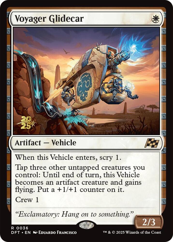 Voyager Glidecar 36 card from Prerelease Cards