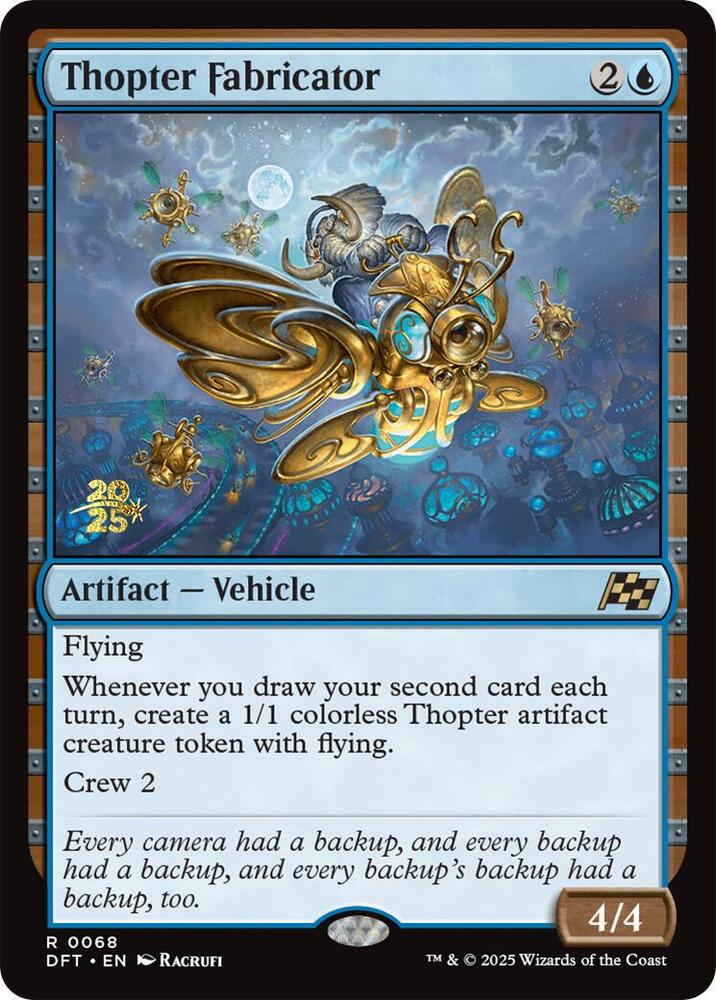 Thopter Fabricator 68 card from Prerelease Cards