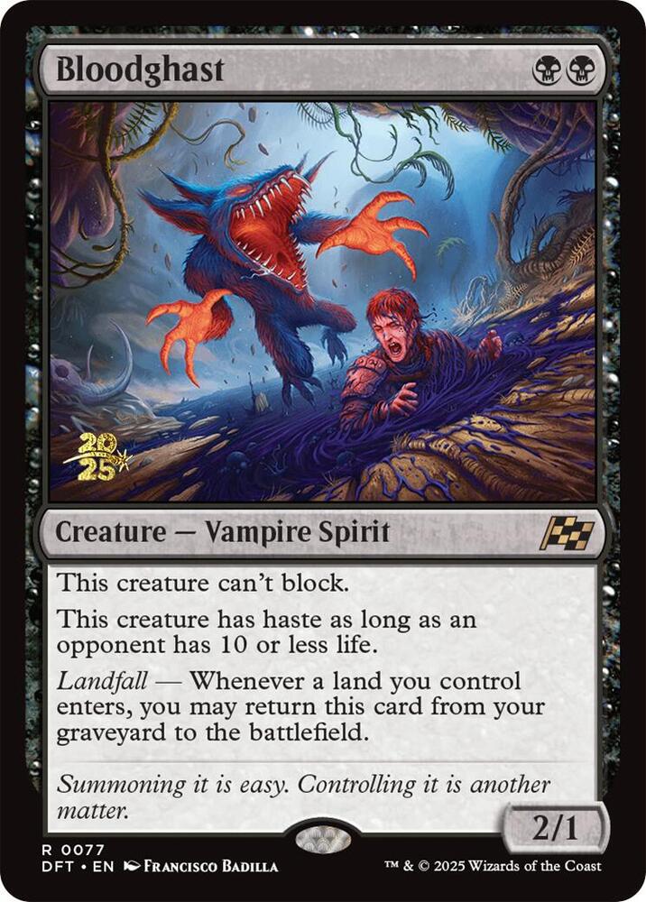 Bloodghast 77 card from Prerelease Cards