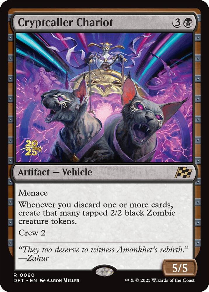 Cryptcaller Chariot 80 card from Prerelease Cards
