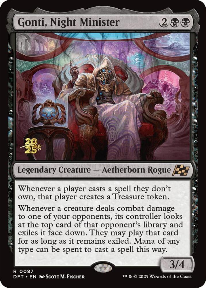 Gonti, Night Minister 87 card from Prerelease Cards