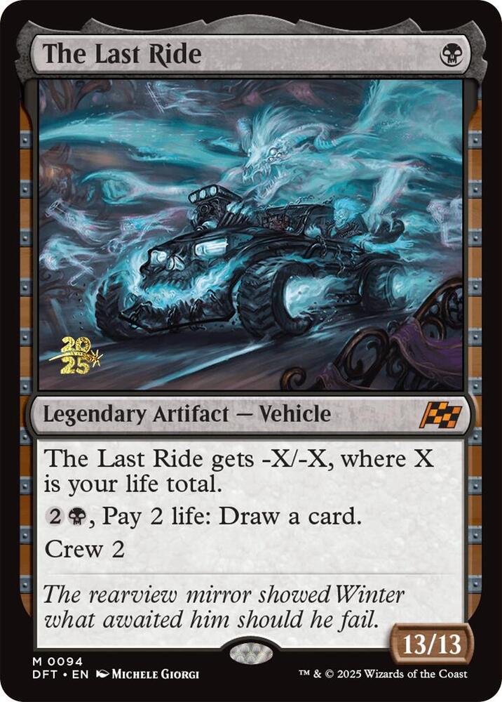 The Last Ride 94 card from Prerelease Cards