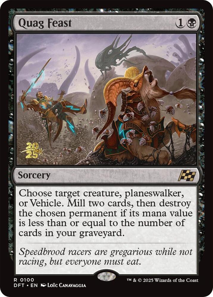 Quag Feast 100 card from Prerelease Cards
