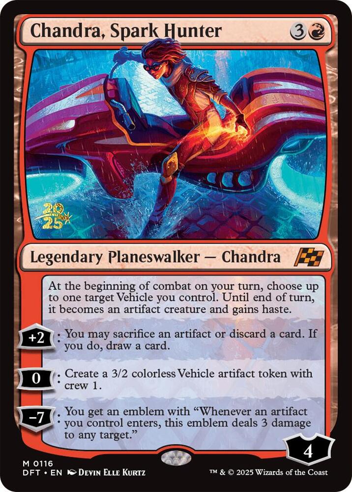 Chandra, Spark Hunter 116 card from Prerelease Cards