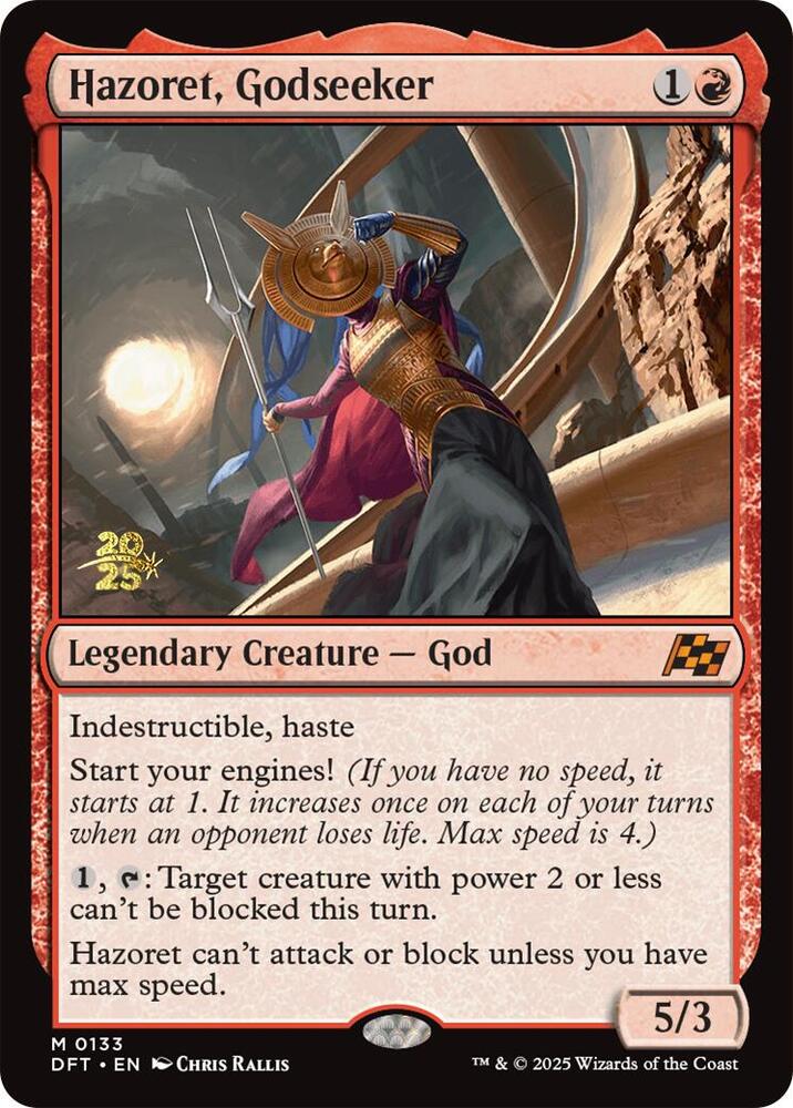 Hazoret, Godseeker 133 card from Prerelease Cards