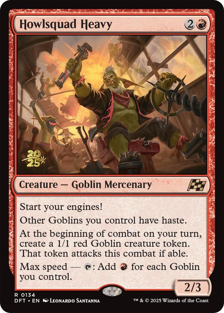 Howlsquad Heavy 134 card from Prerelease Cards