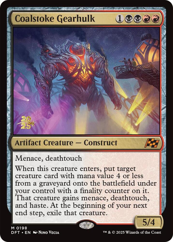Coalstoke Gearhulk 198 card from Prerelease Cards