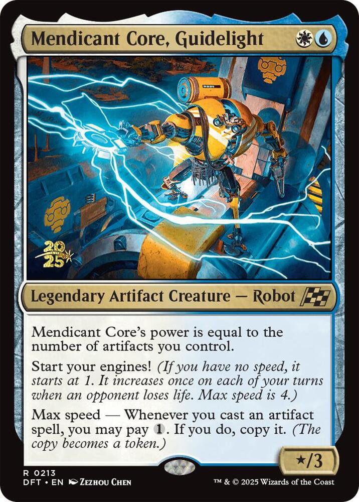 Mendicant Core, Guidelight 213 card from Prerelease Cards