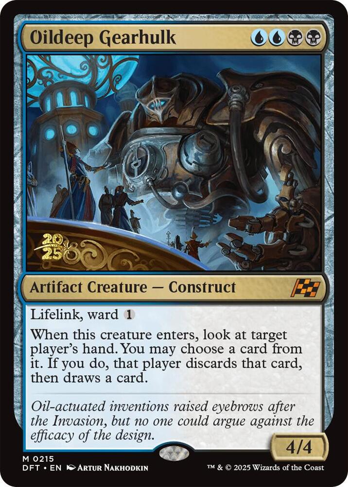 Oildeep Gearhulk 215 card from Prerelease Cards