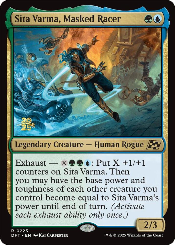 Sita Varma, Masked Racer 223 card from Prerelease Cards
