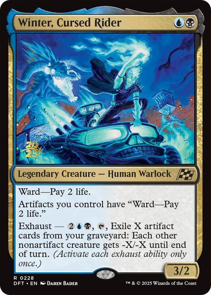 Winter, Cursed Rider 228 card from Prerelease Cards