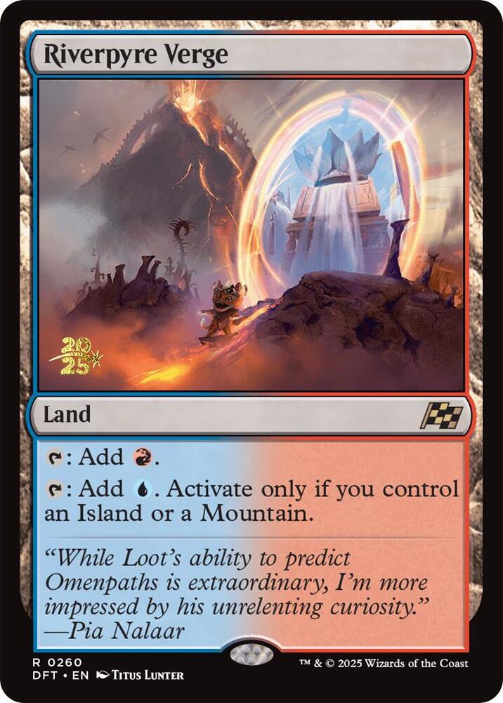 Riverpyre Verge 260 card from Prerelease Cards