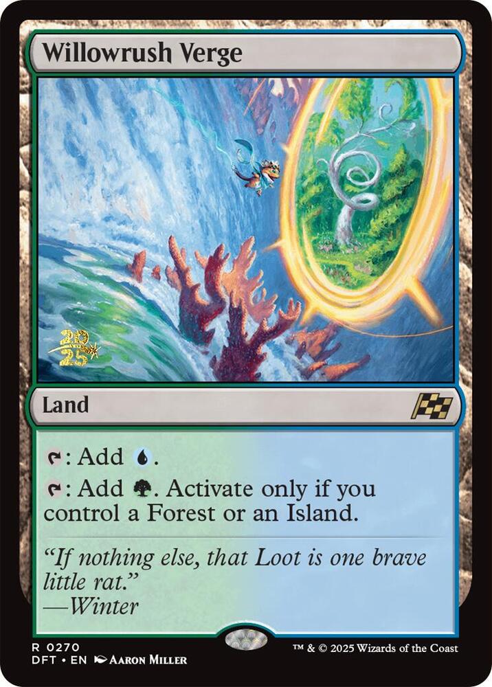 Willowrush Verge 270 card from Prerelease Cards
