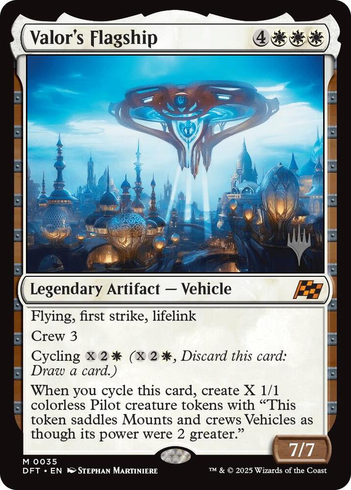 Valor's Flagship 35 card from Promo Pack: Aetherdrift