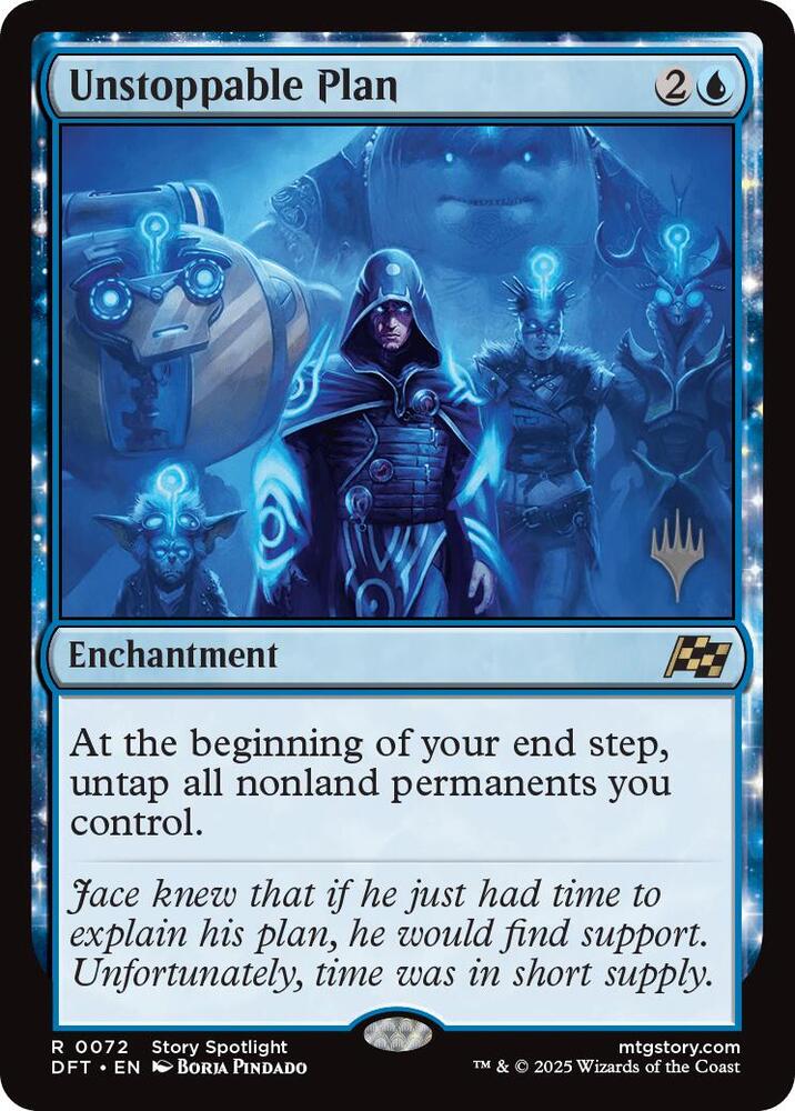 Unstoppable Plan 72 card from Promo Pack: Aetherdrift