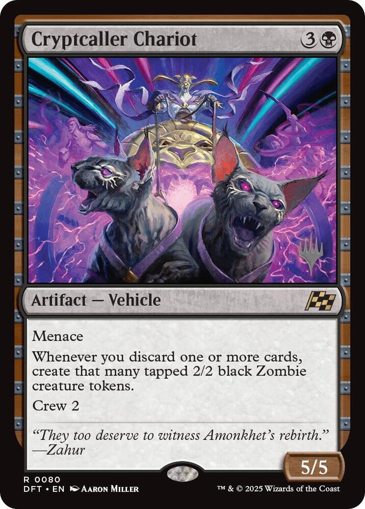Cryptcaller Chariot 80 card from Promo Pack: Aetherdrift