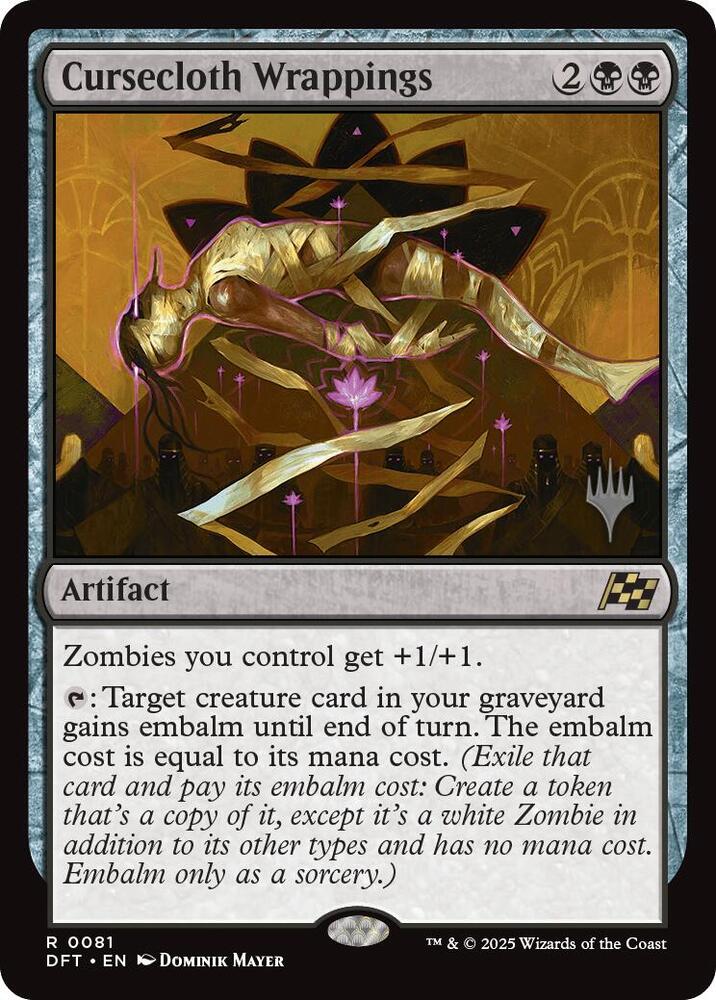 Cursecloth Wrappings 81 card from Promo Pack: Aetherdrift