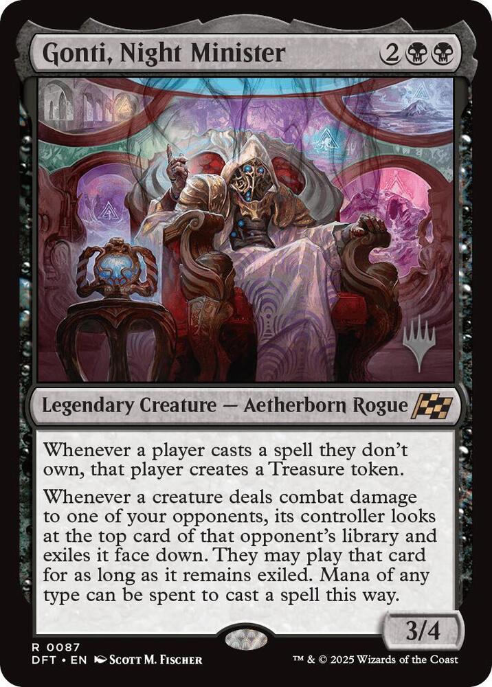 Gonti, Night Minister 87 card from Promo Pack: Aetherdrift